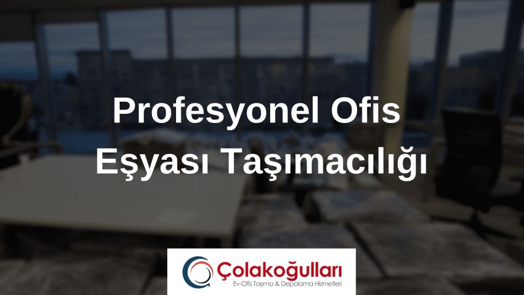 Profesyonel Ofis Eşyası Taşımacılığı